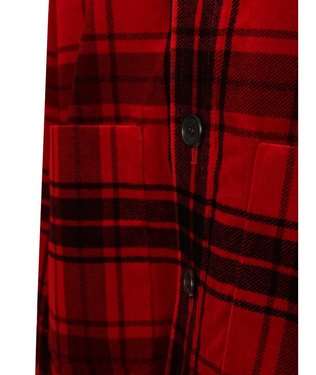 SAINT LAURENT Красная хлопковая куртка, фото 5