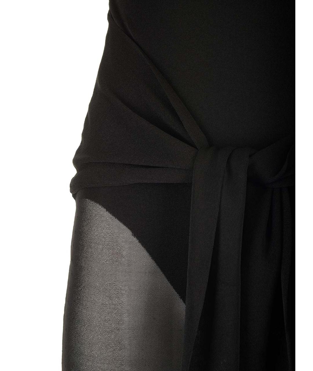 JACQUEMUS Черное полиамидовое коктейльное платье, фото 3