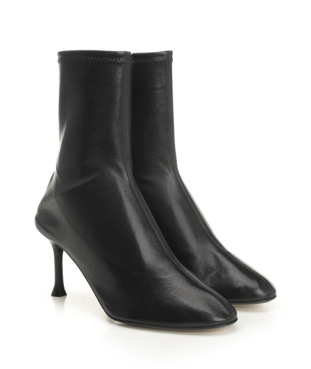 ALEVI Черные кожаные ботильоны, фото 2