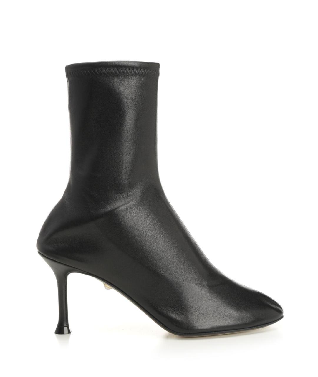 ALEVI Черные кожаные ботильоны, фото 1
