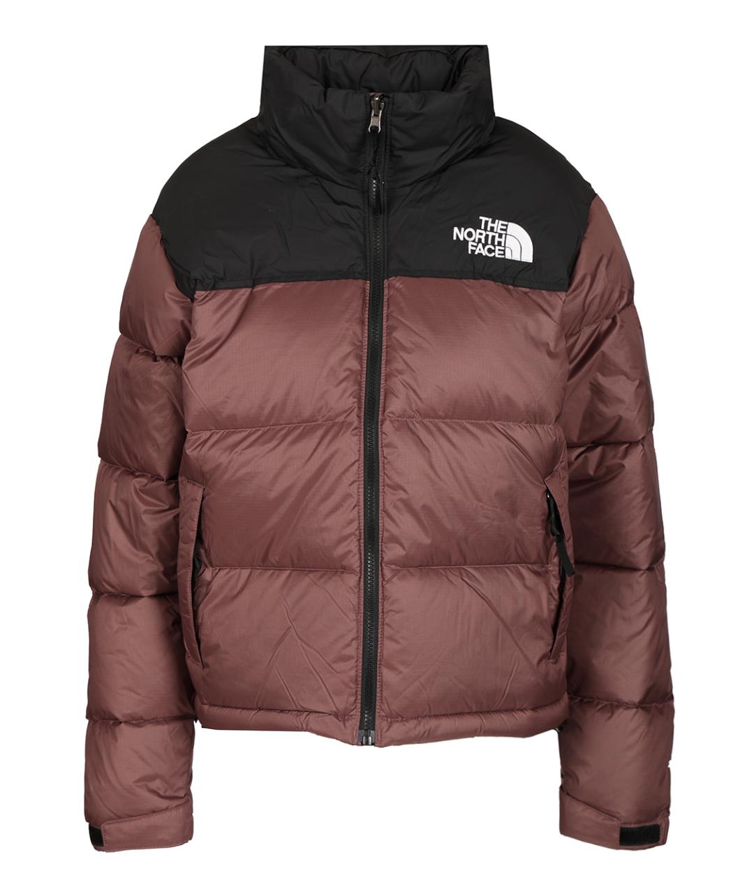 THE NORTH FACE Бордовый полиамидовый пуховик, фото 1