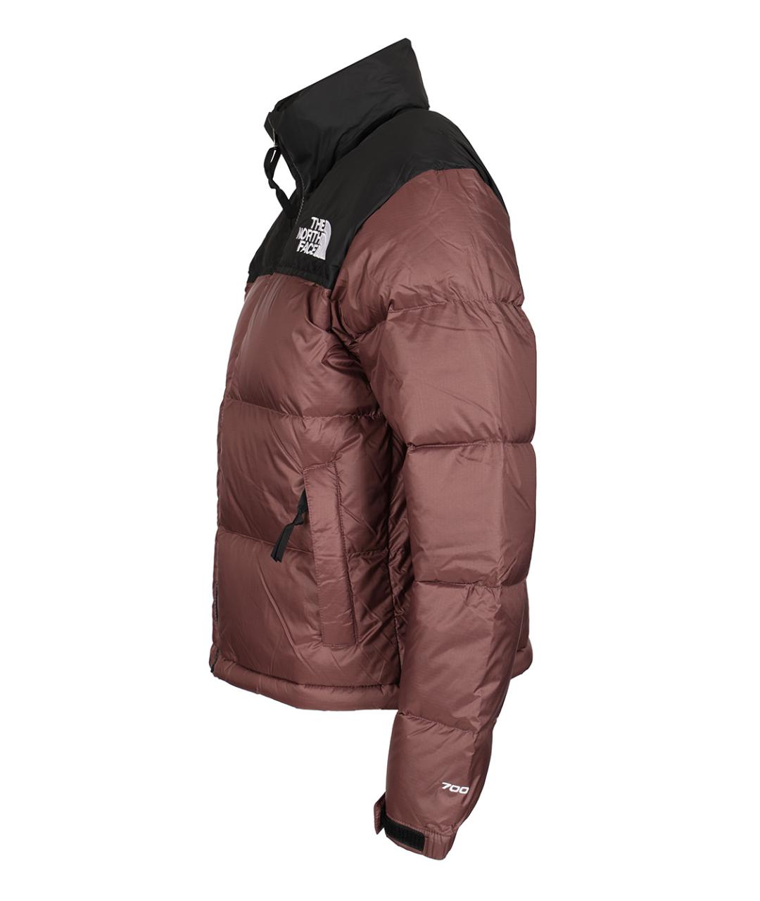 THE NORTH FACE Бордовый полиамидовый пуховик, фото 3