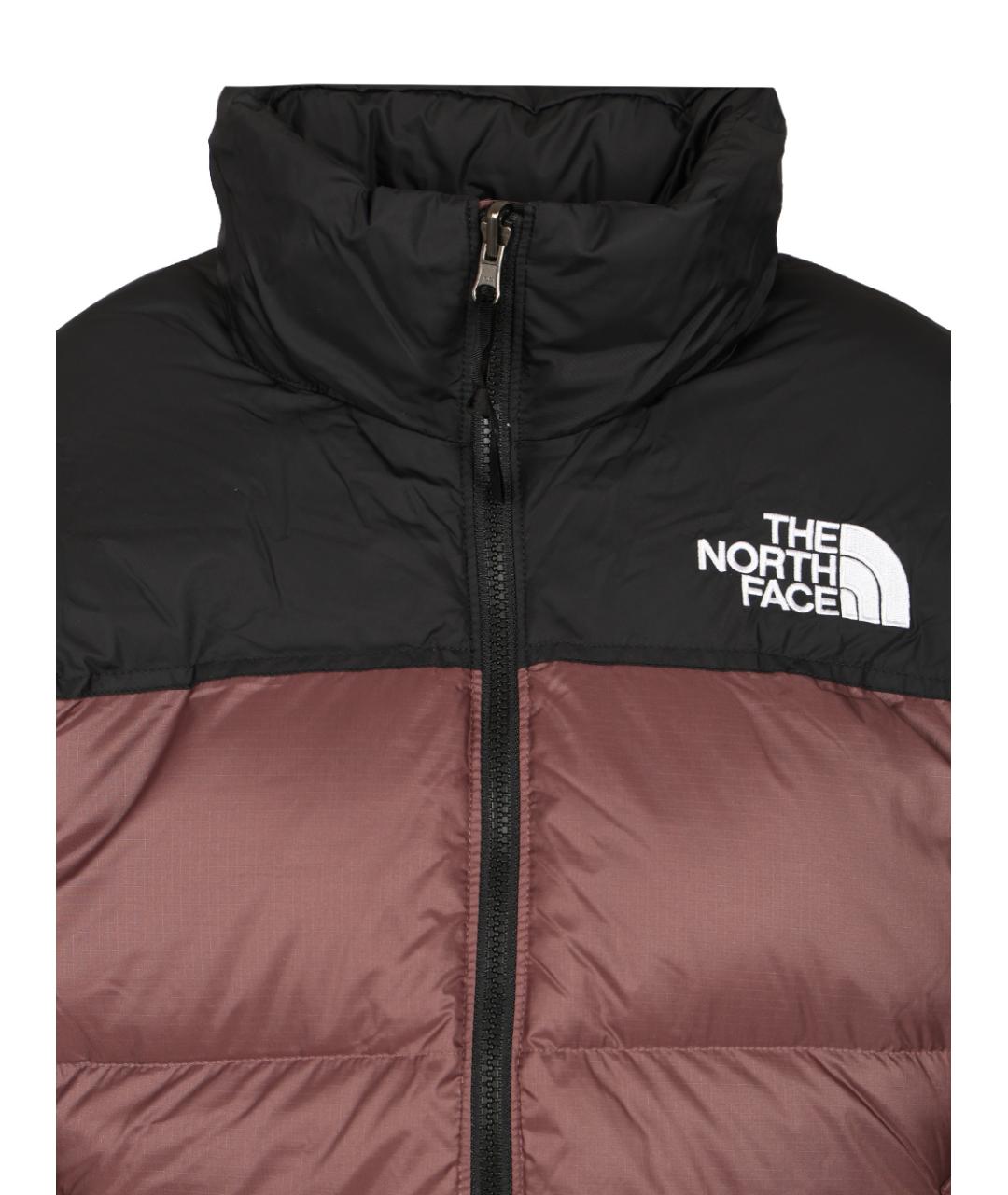 THE NORTH FACE Бордовый полиамидовый пуховик, фото 4
