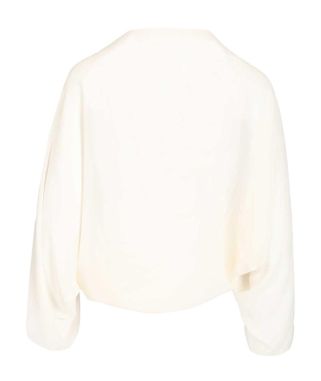 MM6 MAISON MARGIELA Белая полиэстеровая блузы, фото 2