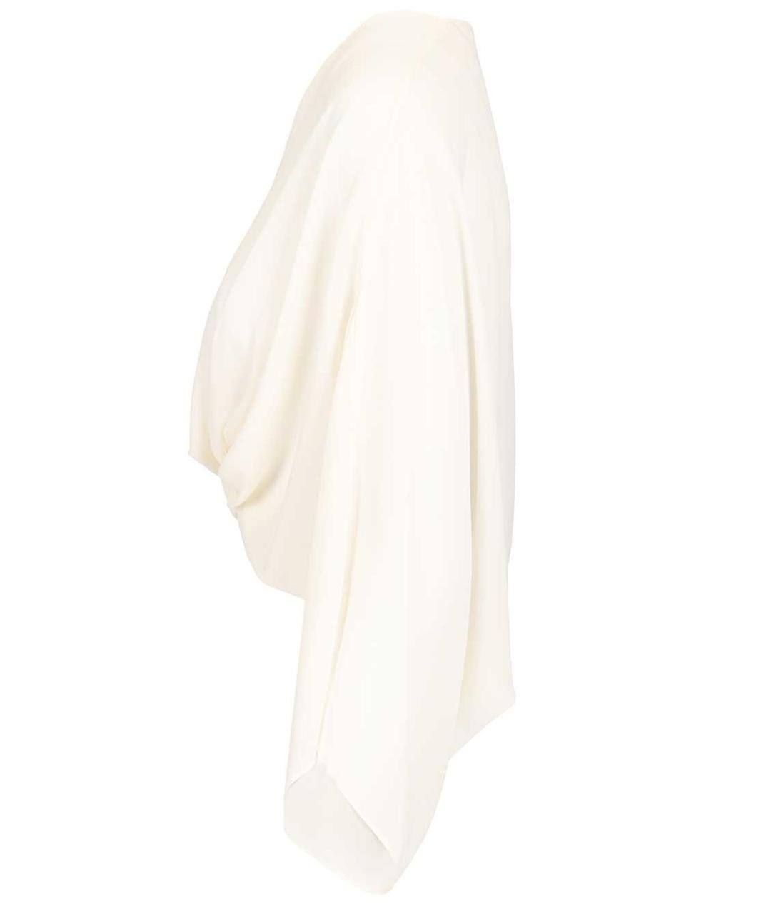 MM6 MAISON MARGIELA Белая полиэстеровая блузы, фото 3