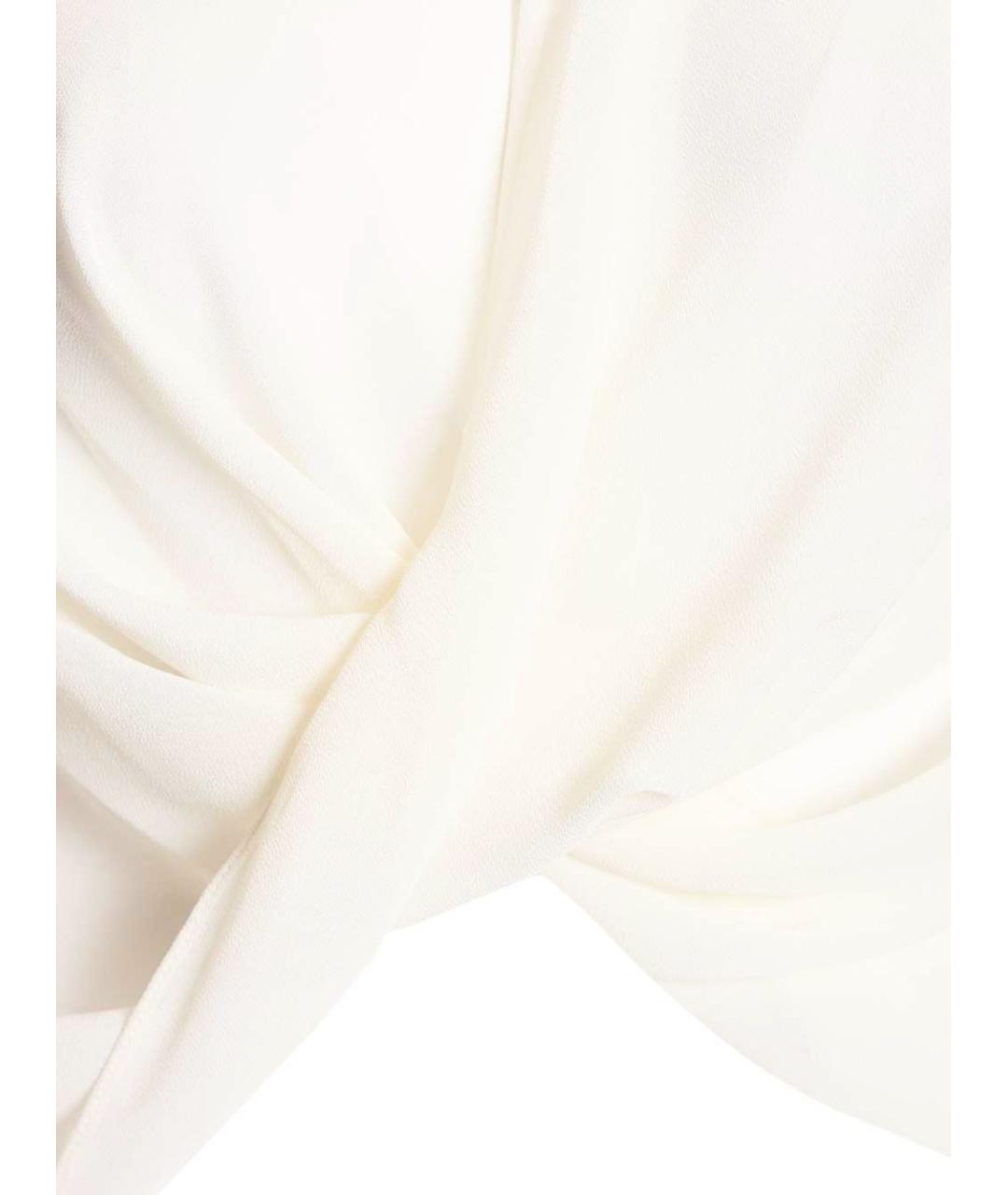 MM6 MAISON MARGIELA Белая полиэстеровая блузы, фото 4