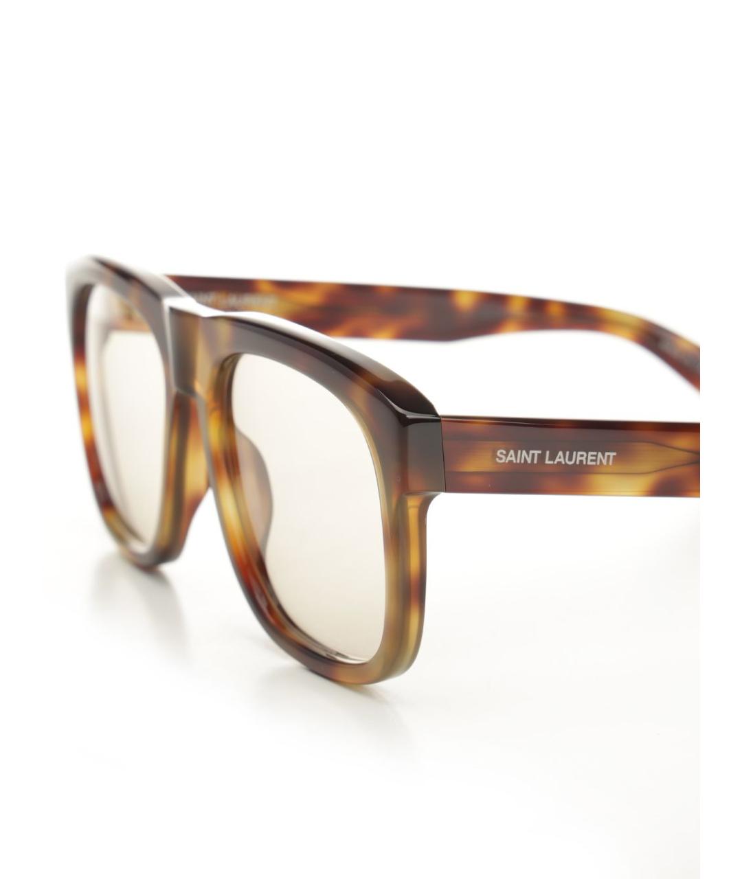 SAINT LAURENT Мульти пластиковые солнцезащитные очки, фото 3