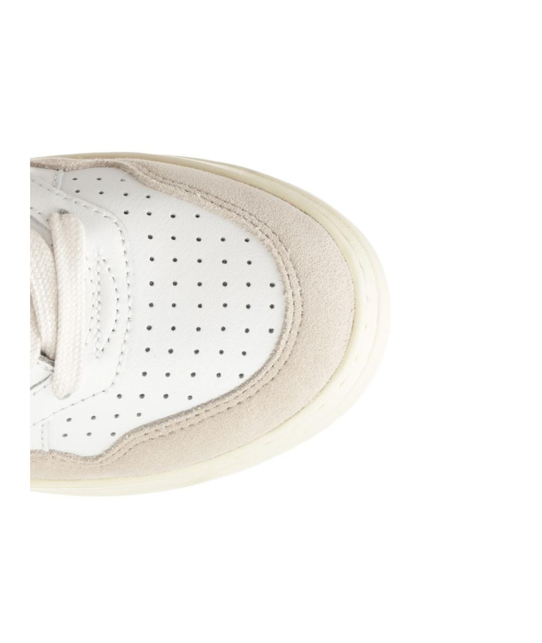 AUTRY Белые кожаные кроссовки, фото 4