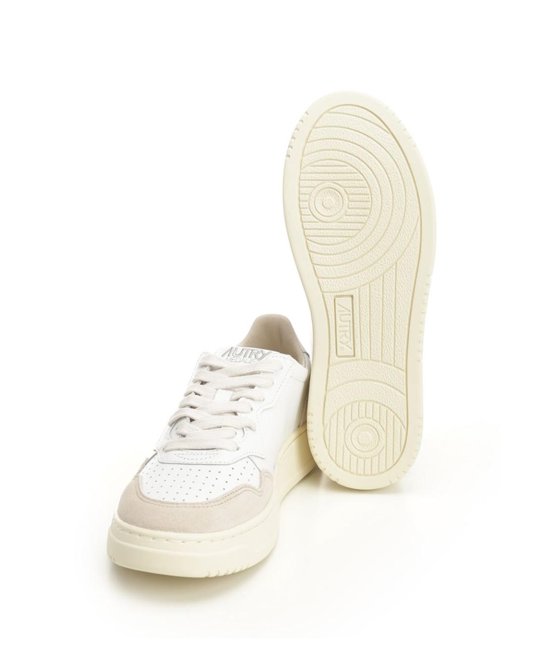 AUTRY Белые кожаные кроссовки, фото 5