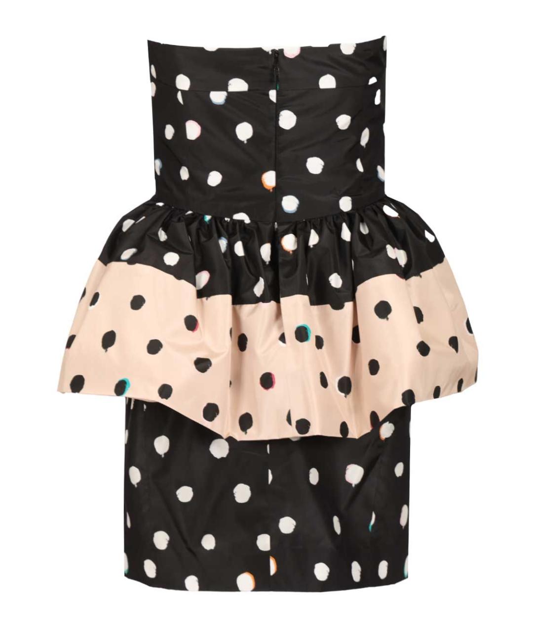 FENDI Черное шелковое коктейльное платье, фото 2