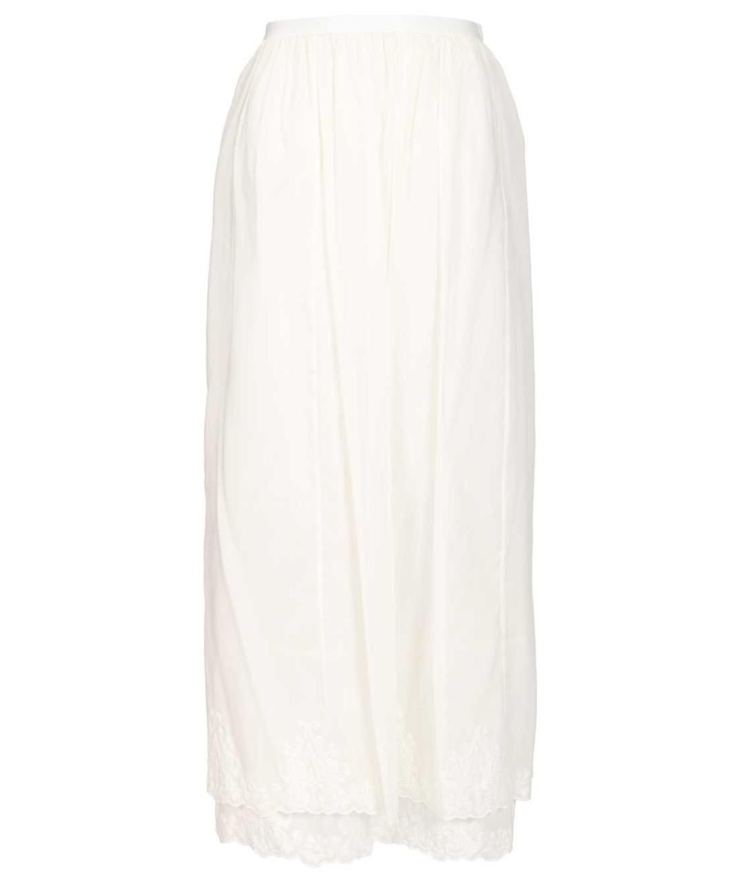 FORTE FORTE Белая хлопковая юбка миди, фото 1