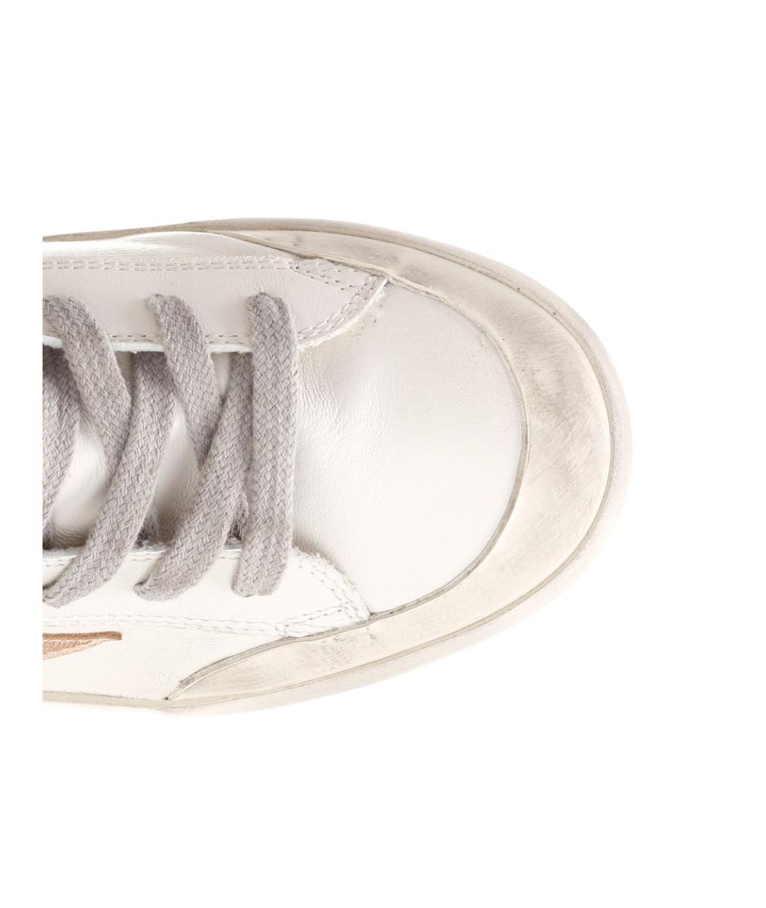 GOLDEN GOOSE DELUXE BRAND Белые кожаные кеды, фото 4