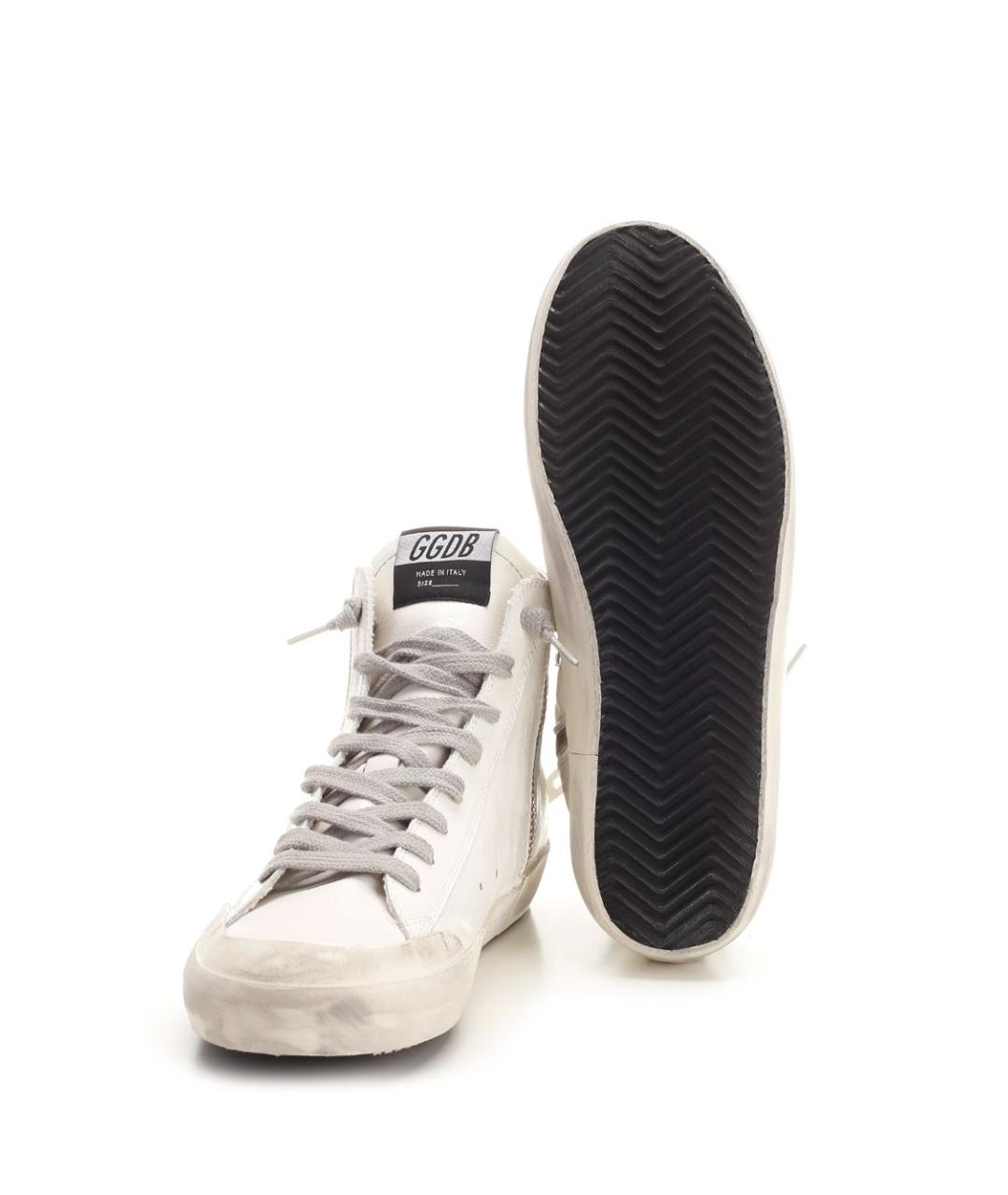 GOLDEN GOOSE DELUXE BRAND Белые кожаные кеды, фото 5