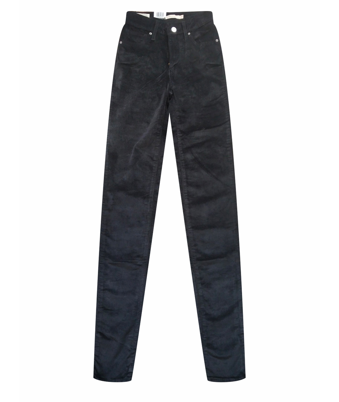 LEVI'S Черные хлопковые брюки узкие, фото 1
