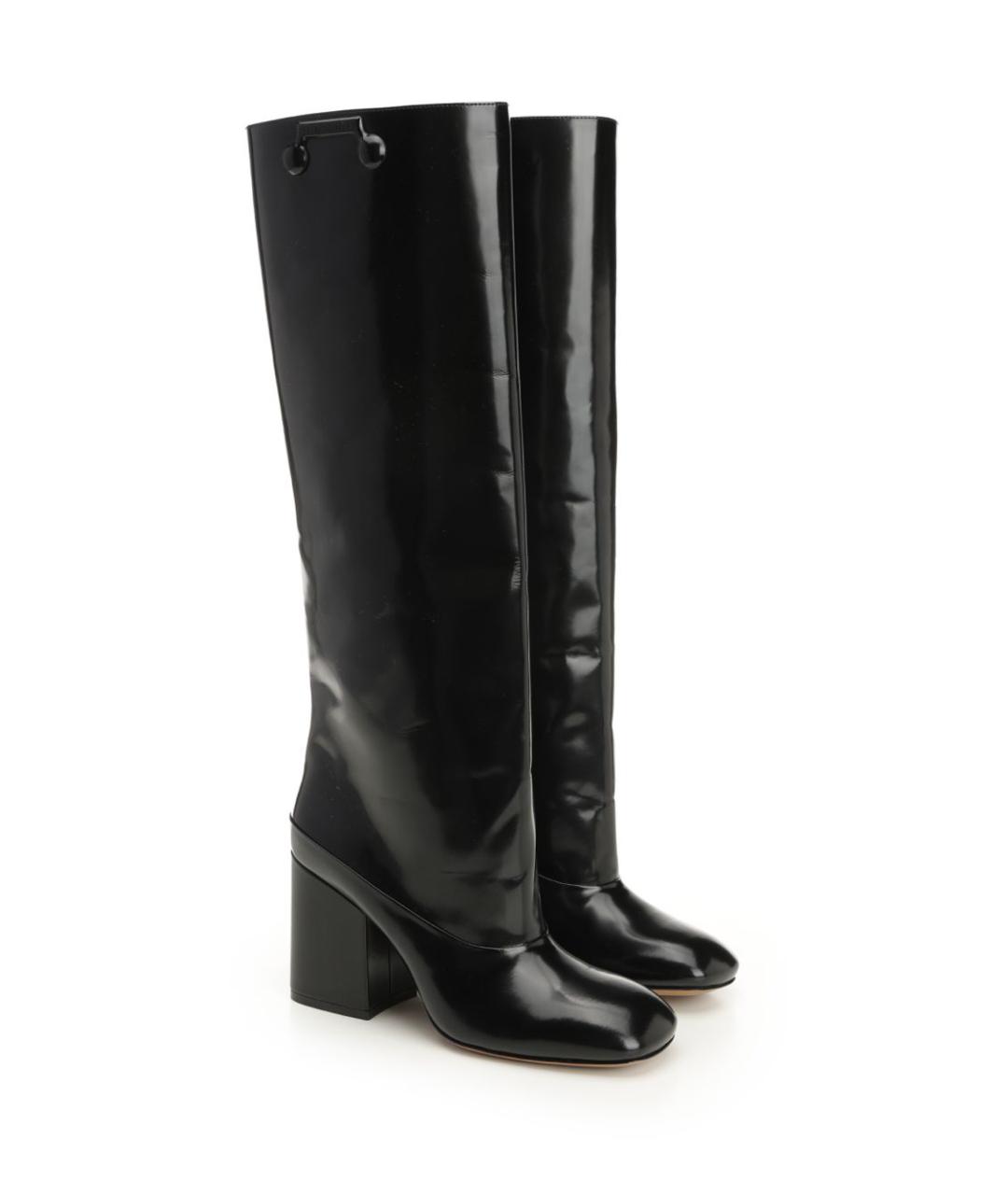 MARNI Черные кожаные сапоги, фото 2
