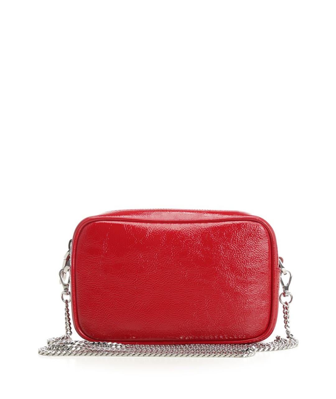 GOLDEN GOOSE DELUXE BRAND Красная кожаная сумка через плечо, фото 3