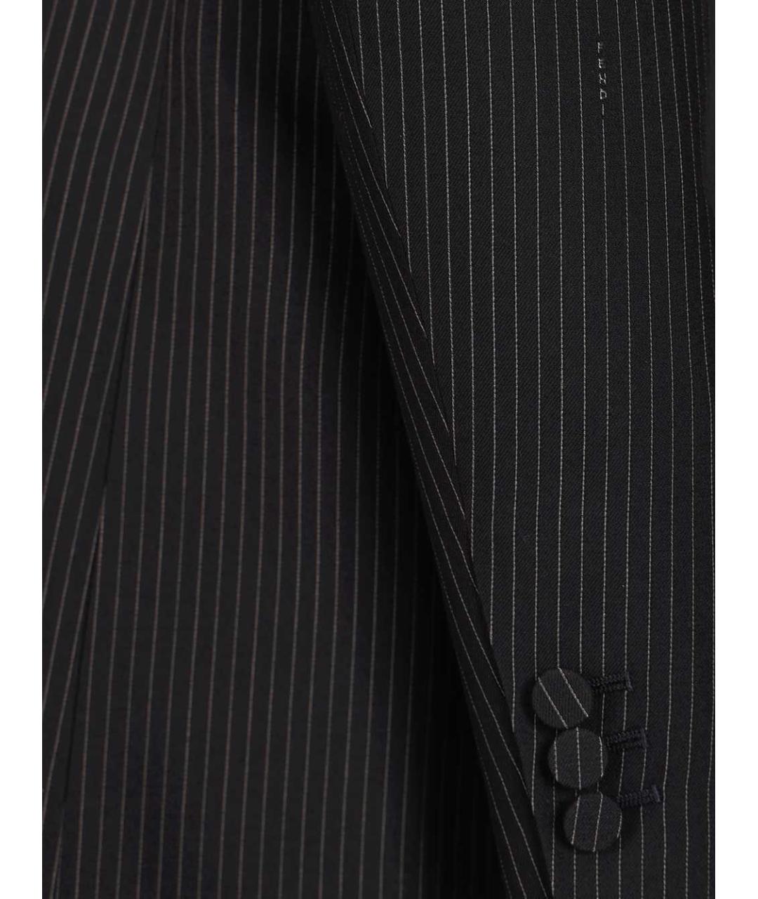 FENDI Темно-синий шерстяной жакет/пиджак, фото 6