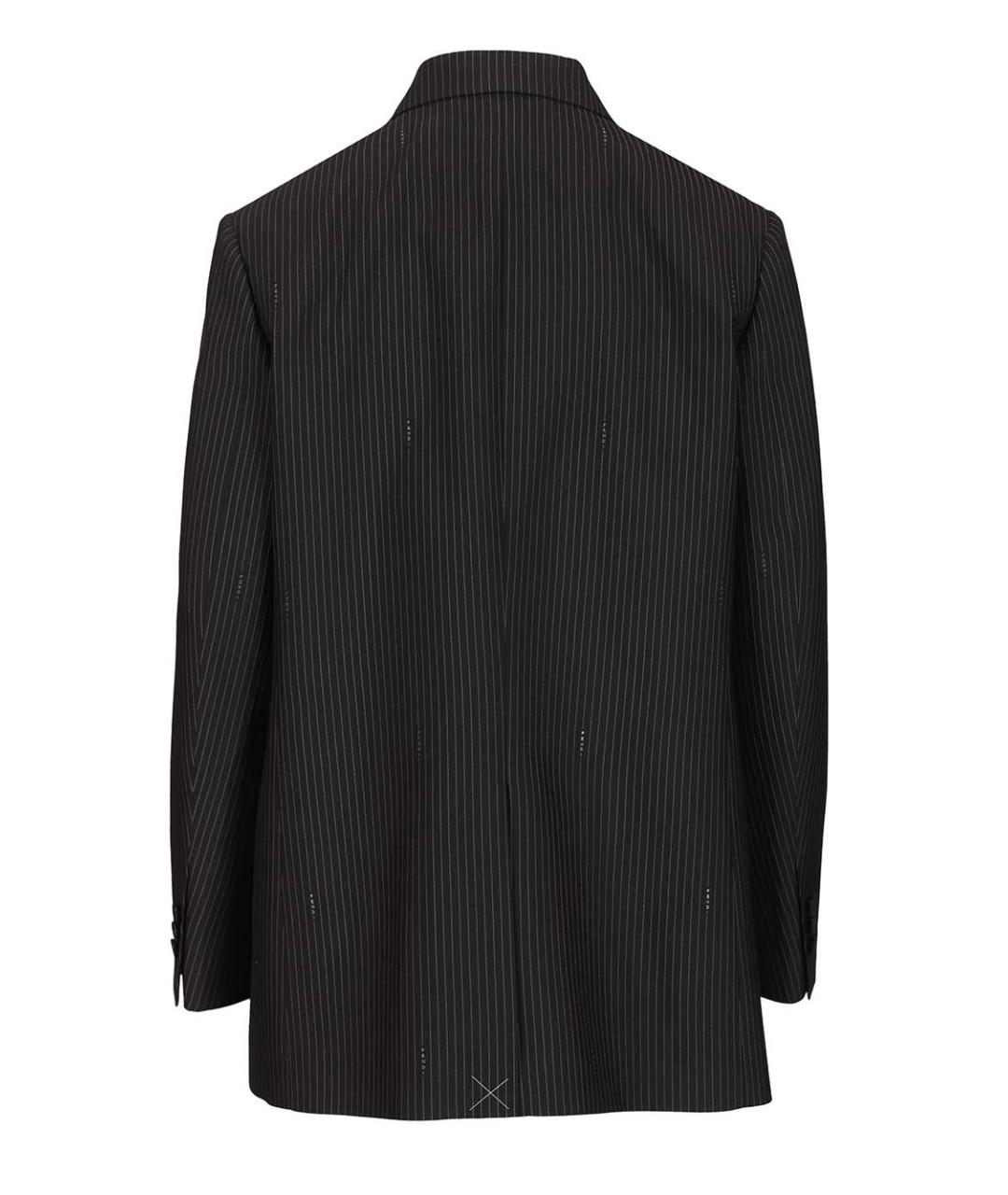 FENDI Темно-синий шерстяной жакет/пиджак, фото 2