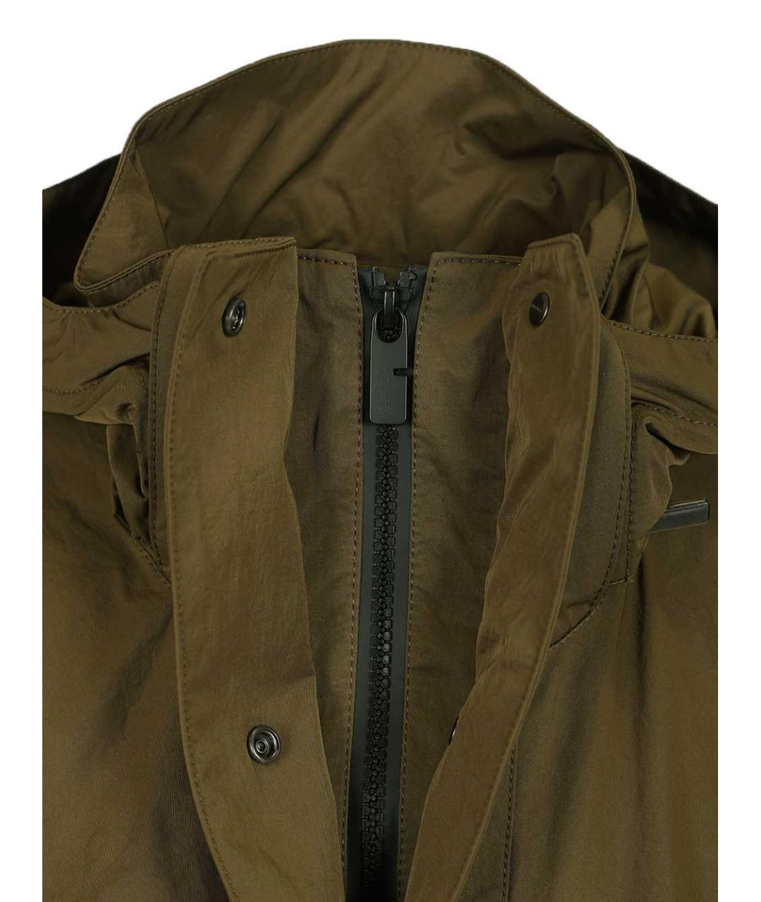 BURBERRY Зеленая полиамидовая куртка, фото 5