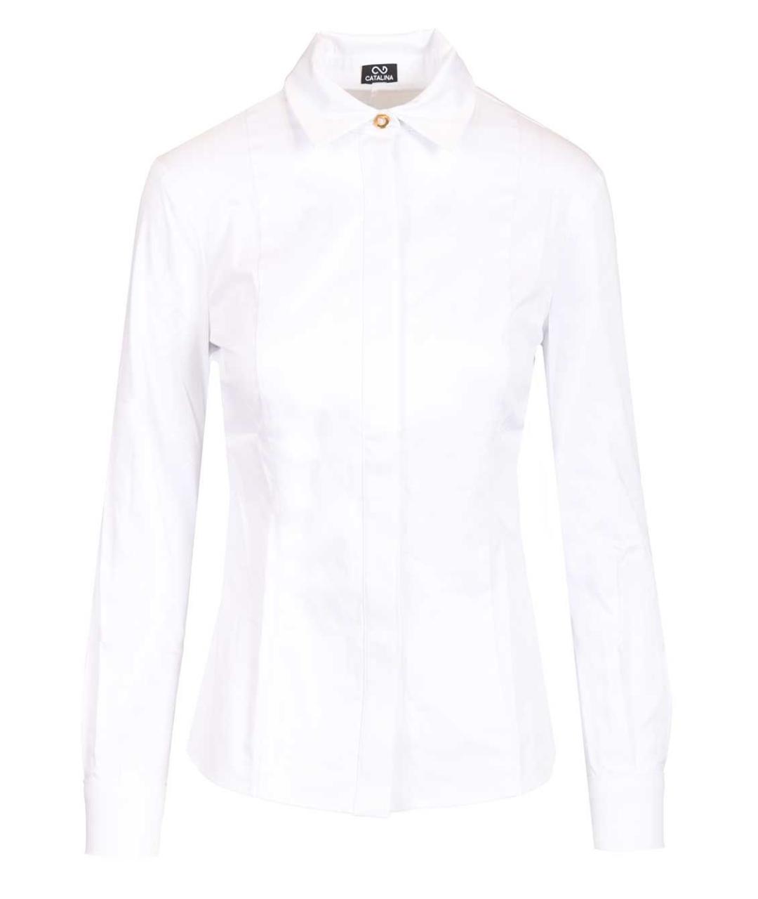 CATALINA Белая хлопковая рубашка, фото 1