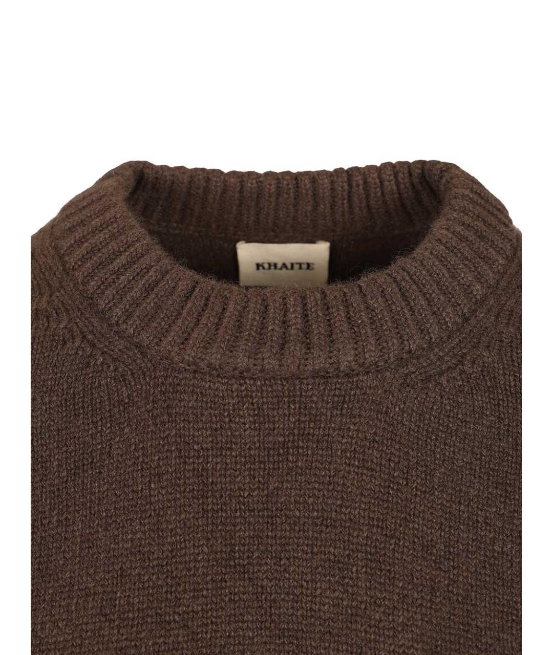 KHAITE Коричневый джемпер / свитер, фото 4