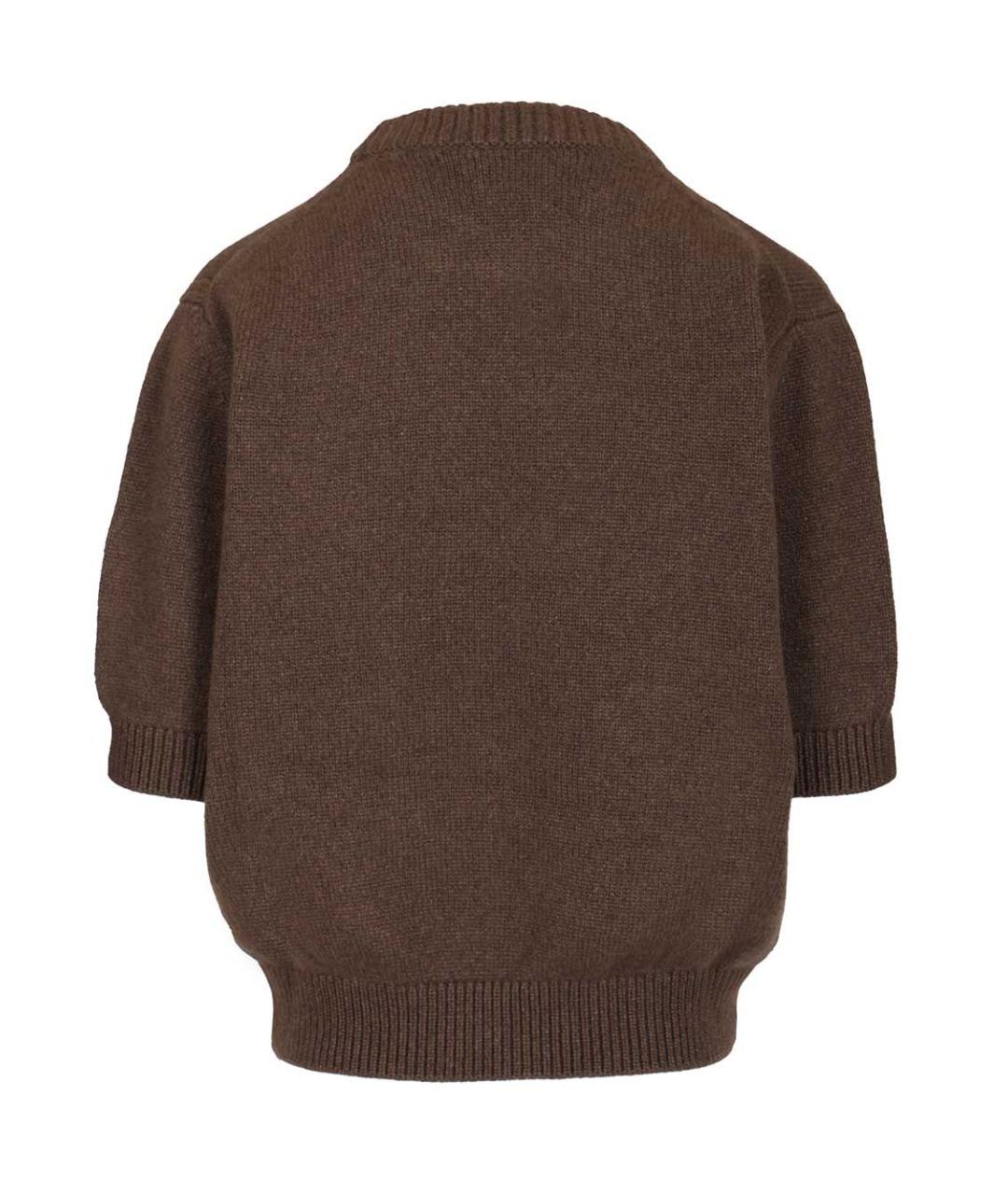 KHAITE Коричневый джемпер / свитер, фото 2