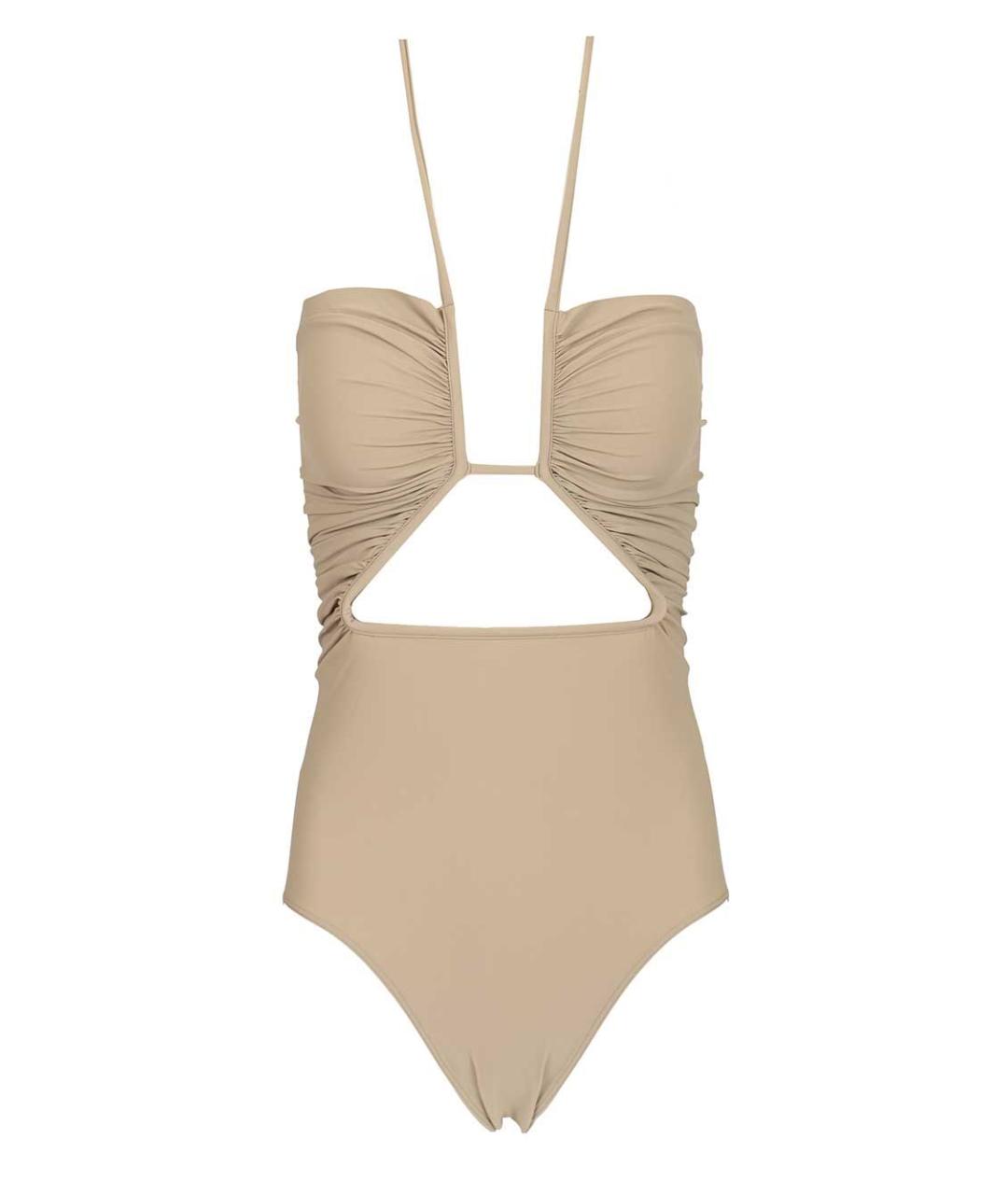 RICK OWENS Бежевый полиамидовый купальник, фото 1