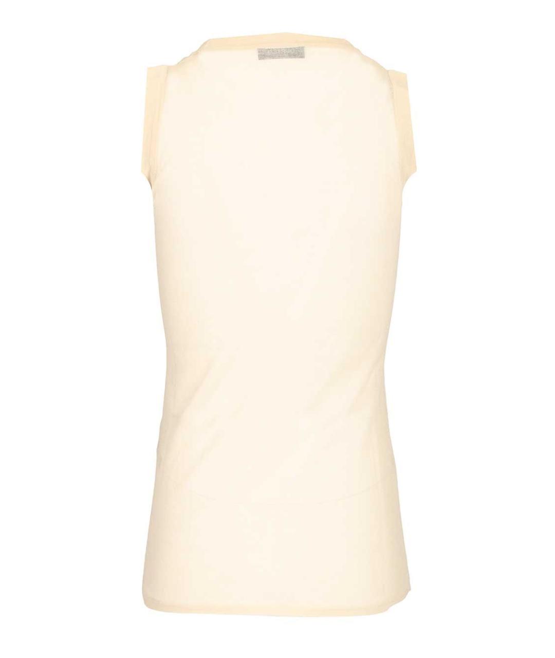 DURAZZI Бежевая хлопковая майка, фото 2