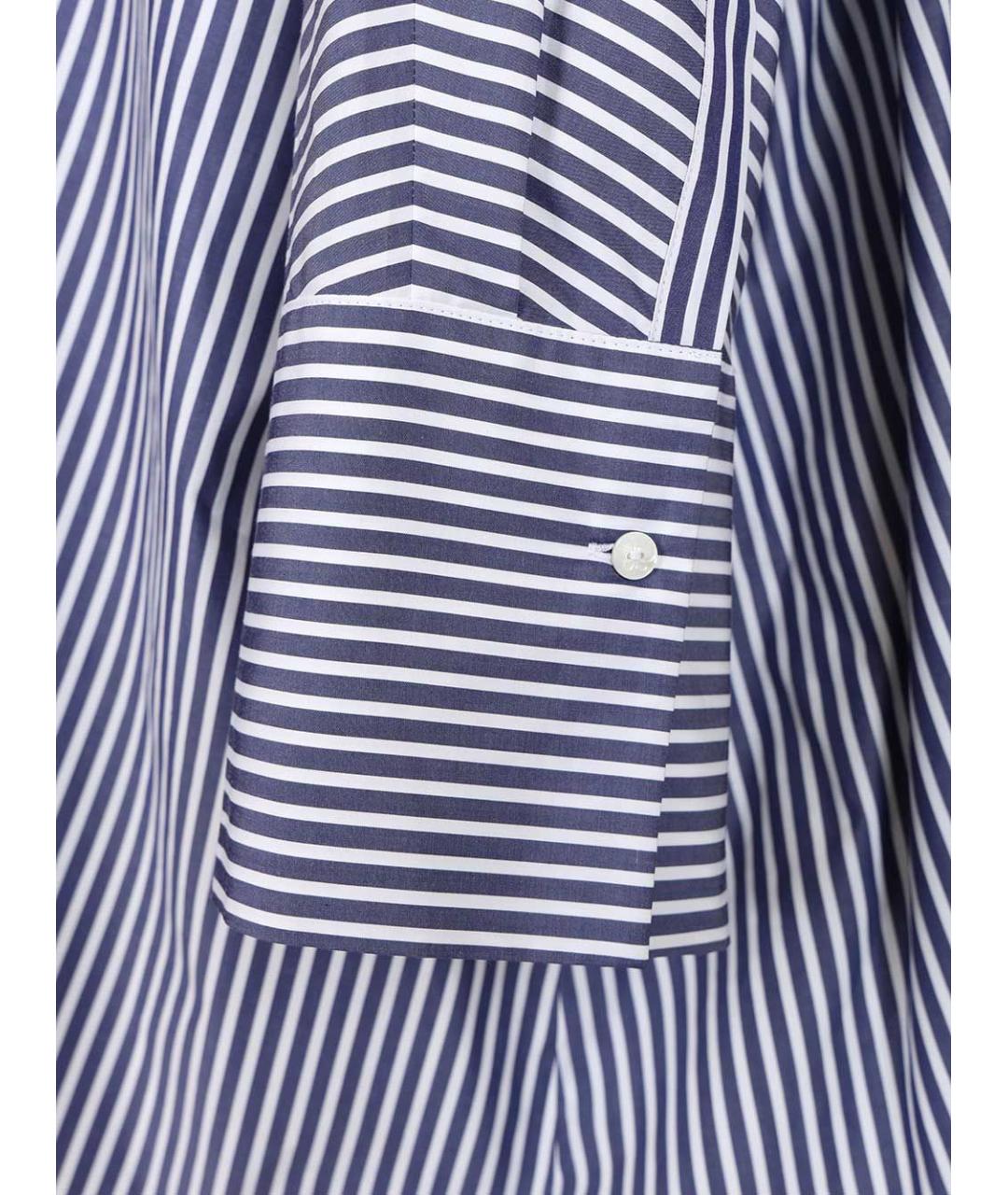 WEEKEND MAX MARA Синяя хлопковая рубашка, фото 5