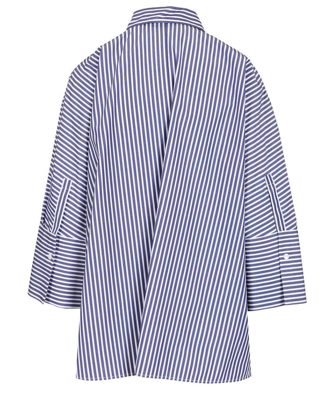 WEEKEND MAX MARA Синяя хлопковая рубашка, фото 2