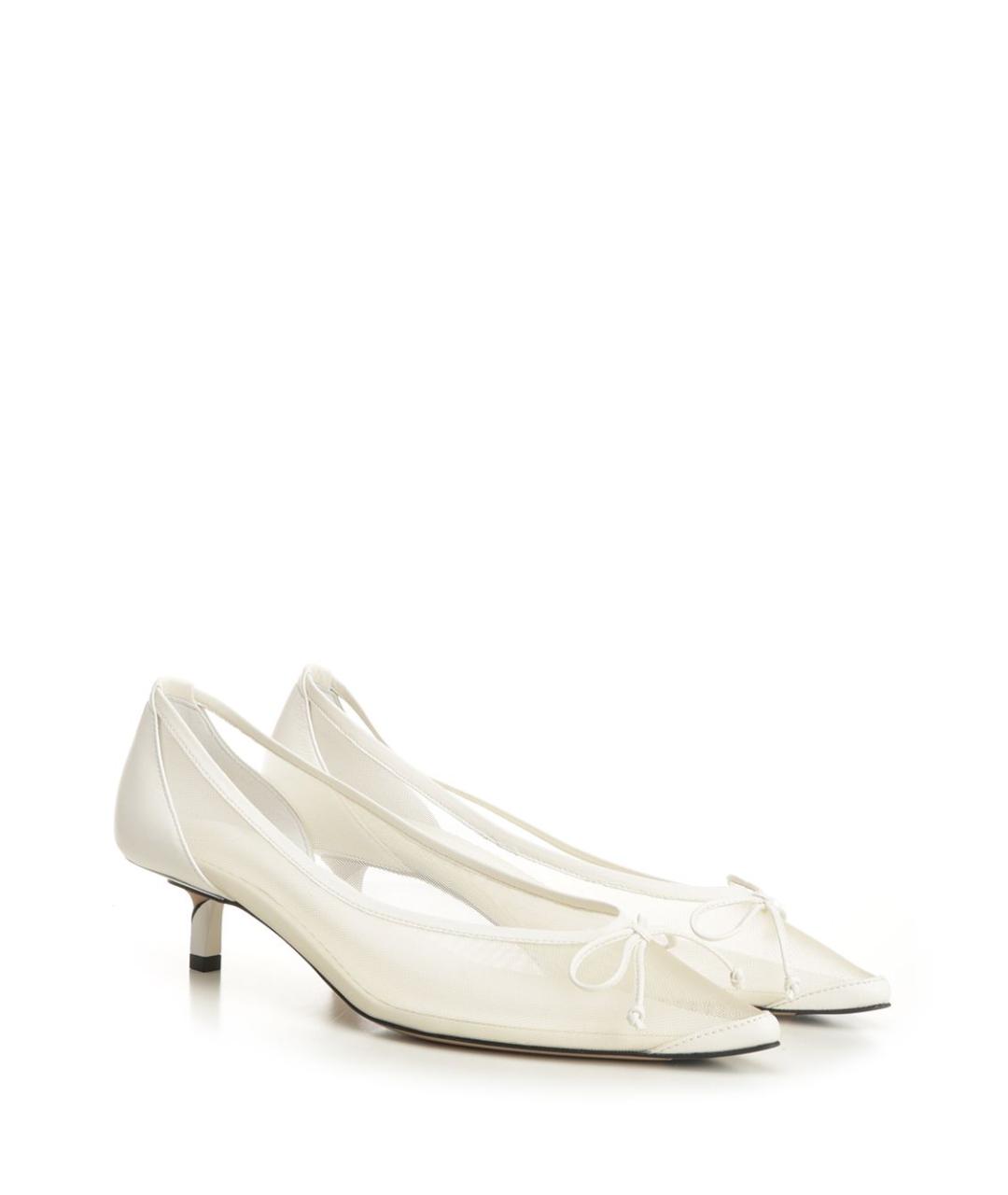 JACQUEMUS Белые синтетические туфли, фото 2