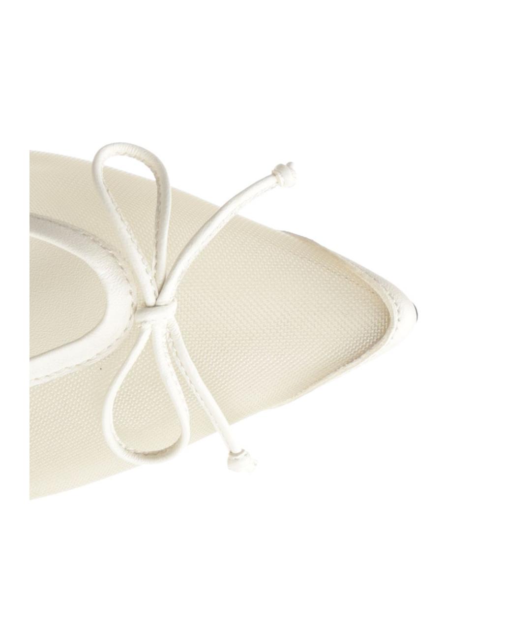 JACQUEMUS Белые синтетические туфли, фото 4