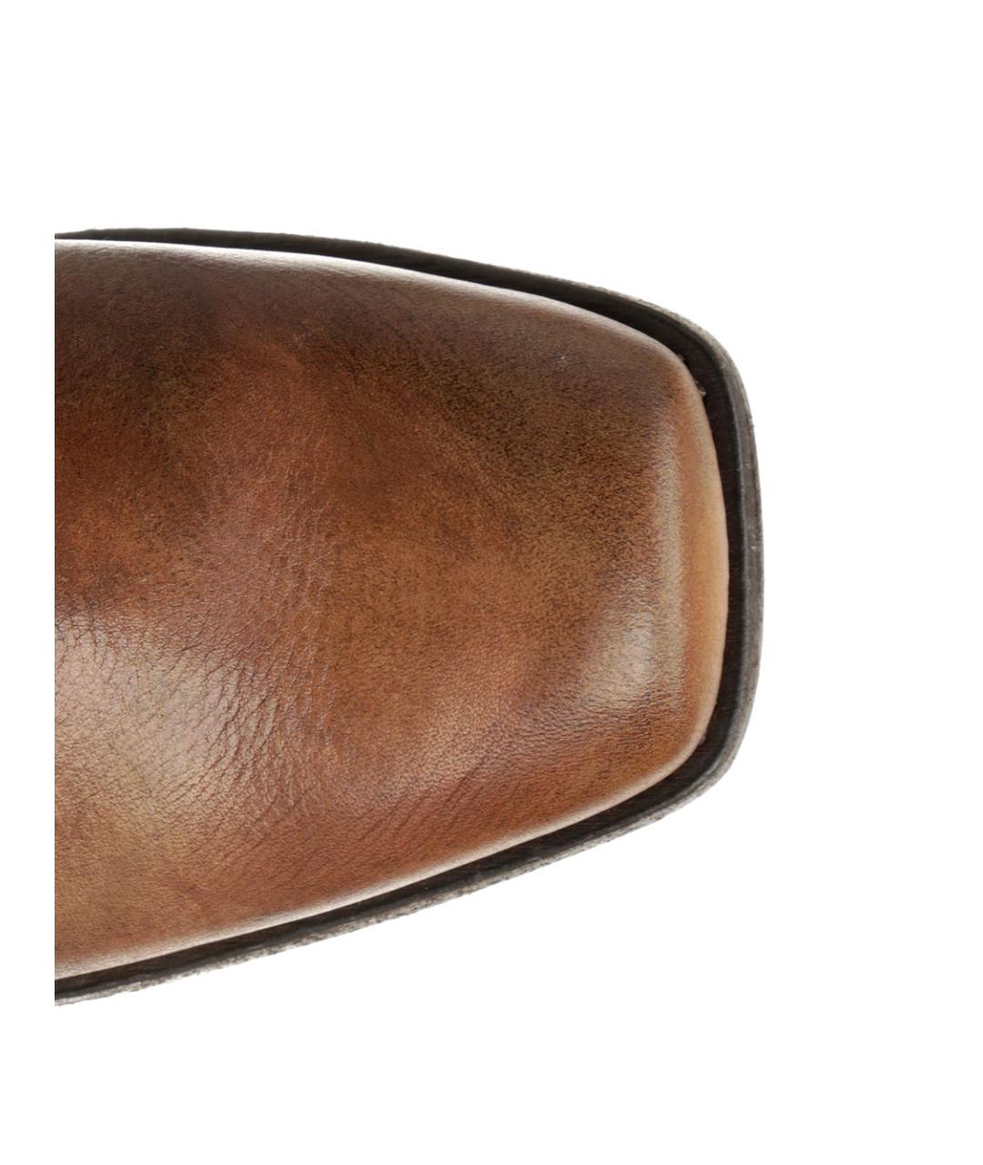 GOLDEN GOOSE DELUXE BRAND Коричневые кожаные сапоги, фото 4