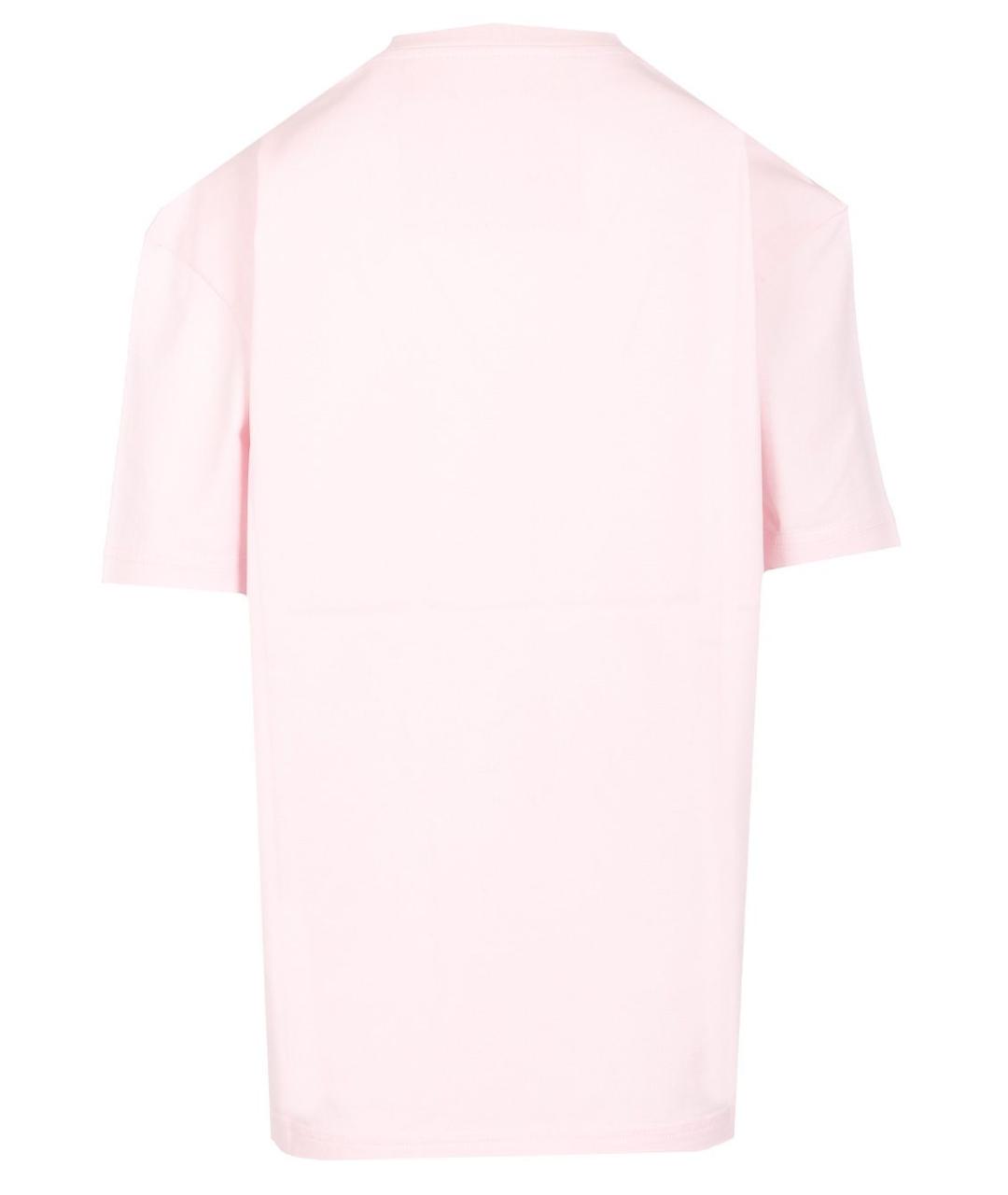 GIVENCHY Розовая хлопковая футболка, фото 2