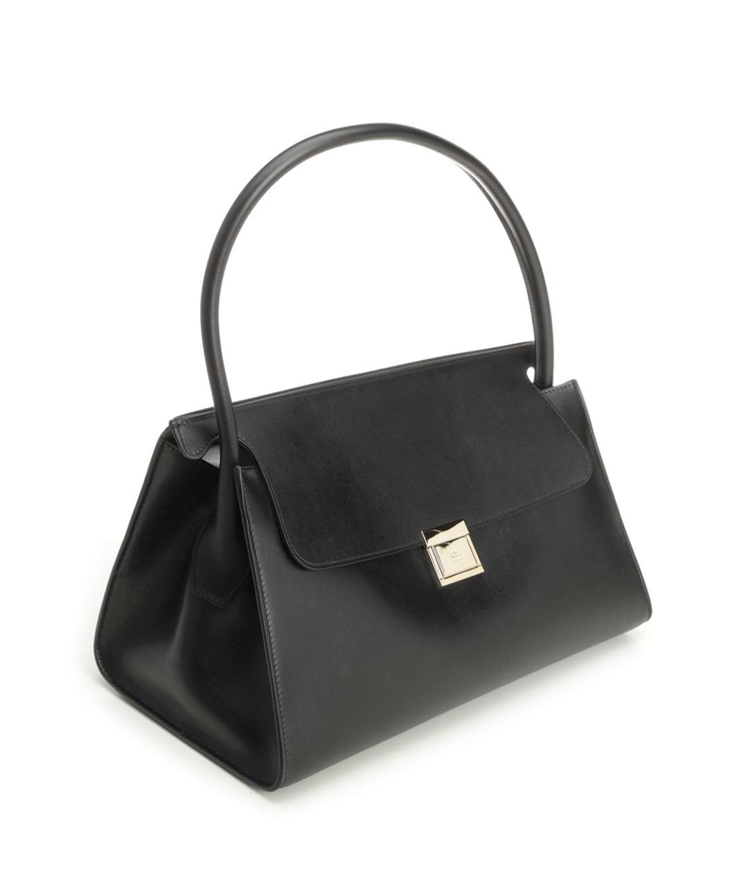 Ami Paris Черная кожаная сумка тоут, фото 2