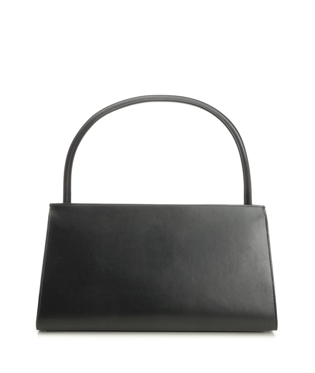 Ami Paris Черная кожаная сумка тоут, фото 3