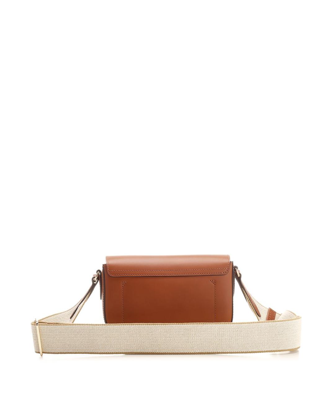 LONGCHAMP Коричневая кожаная сумка через плечо, фото 3