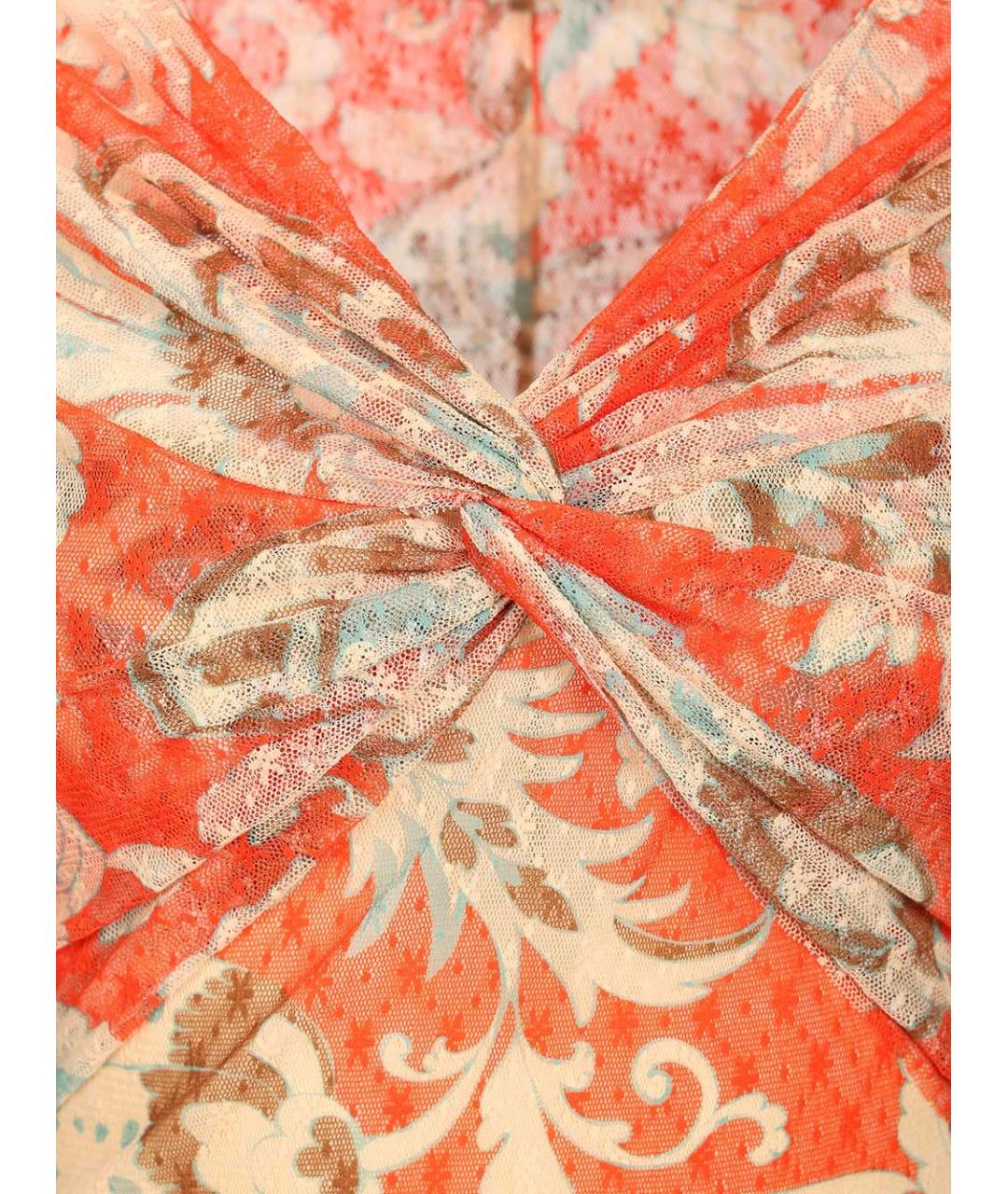 ETRO Красное полиамидовое коктейльное платье, фото 4