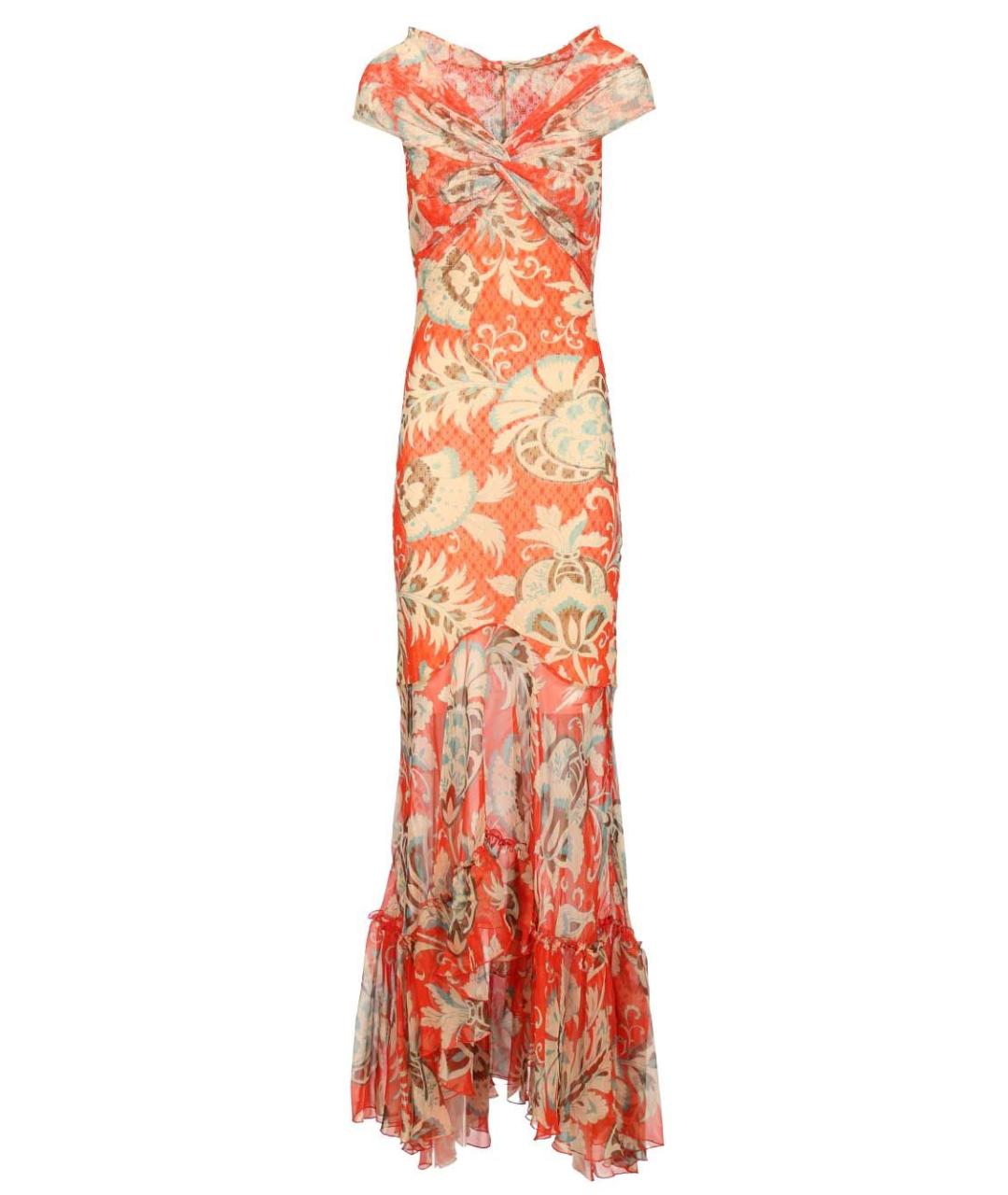 ETRO Красное полиамидовое коктейльное платье, фото 1