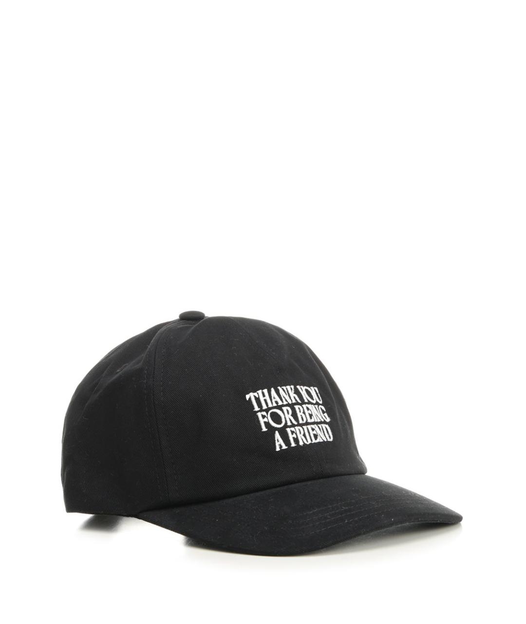 Ami Paris Черная хлопковая кепка/бейсболка, фото 2