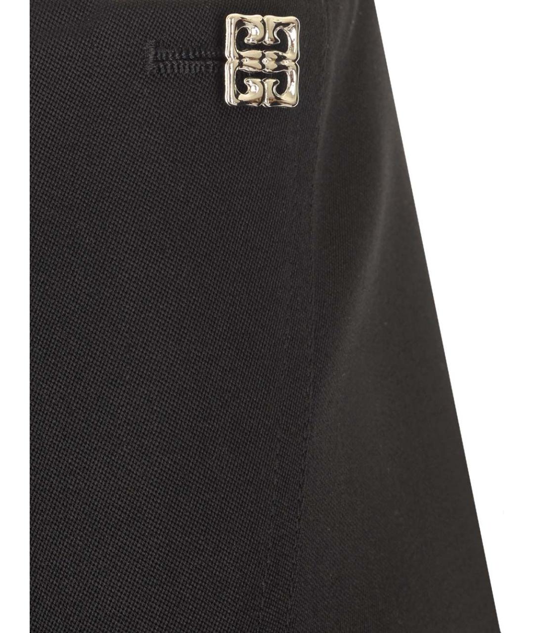 GIVENCHY Черная шерстяная юбка миди, фото 4