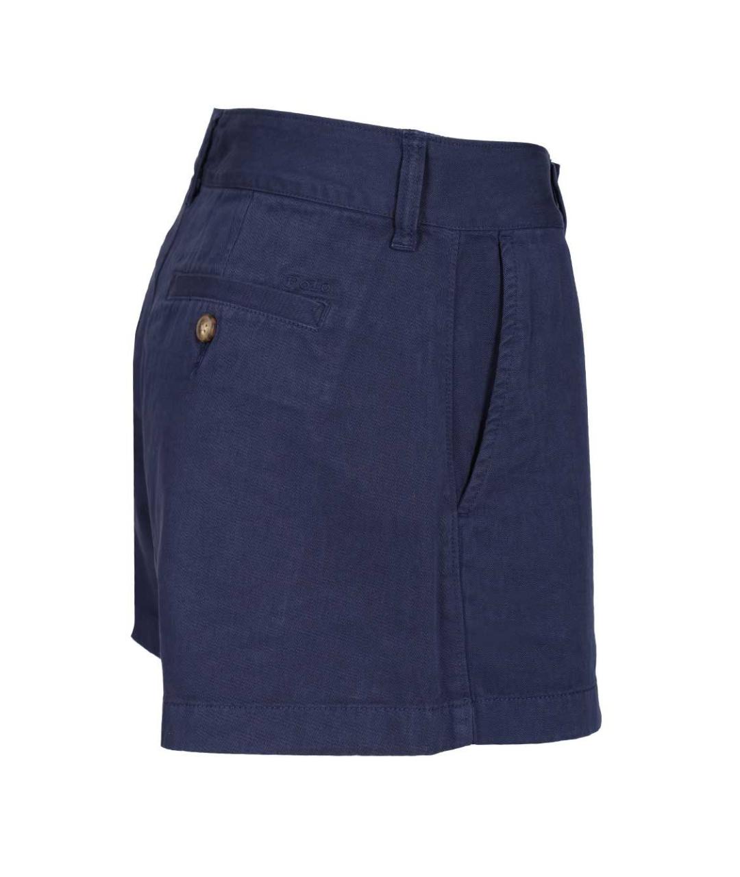 POLO RALPH LAUREN Синие хлопковые шорты, фото 3