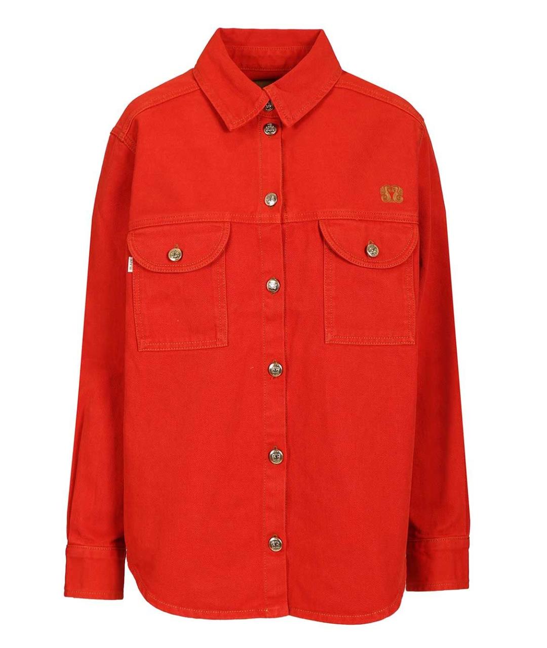 BLAZE MILANO Красная хлопковая рубашка, фото 1