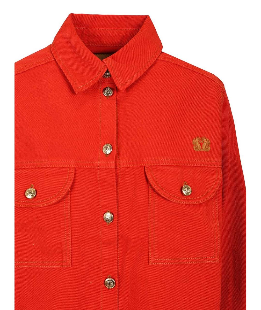 BLAZE MILANO Красная хлопковая рубашка, фото 4