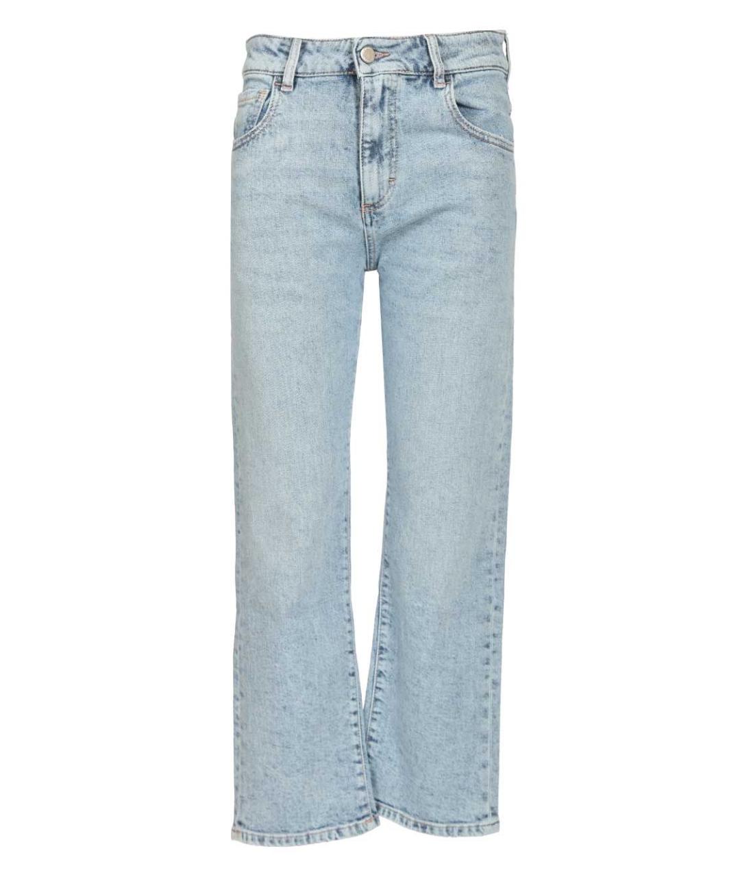 ICON DENIM Голубые прямые джинсы, фото 1