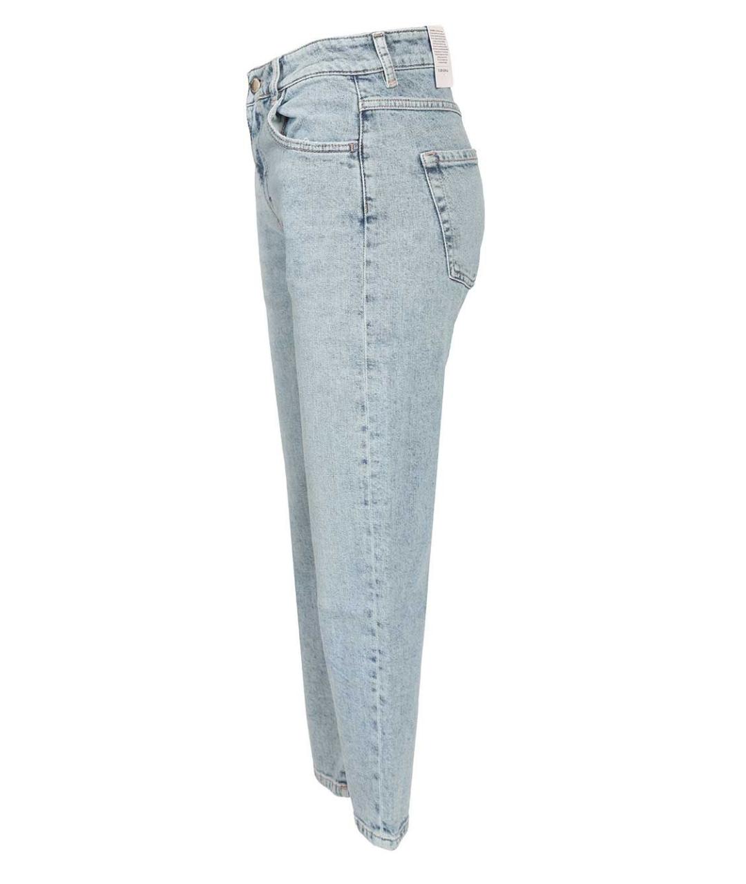 ICON DENIM Голубые прямые джинсы, фото 3