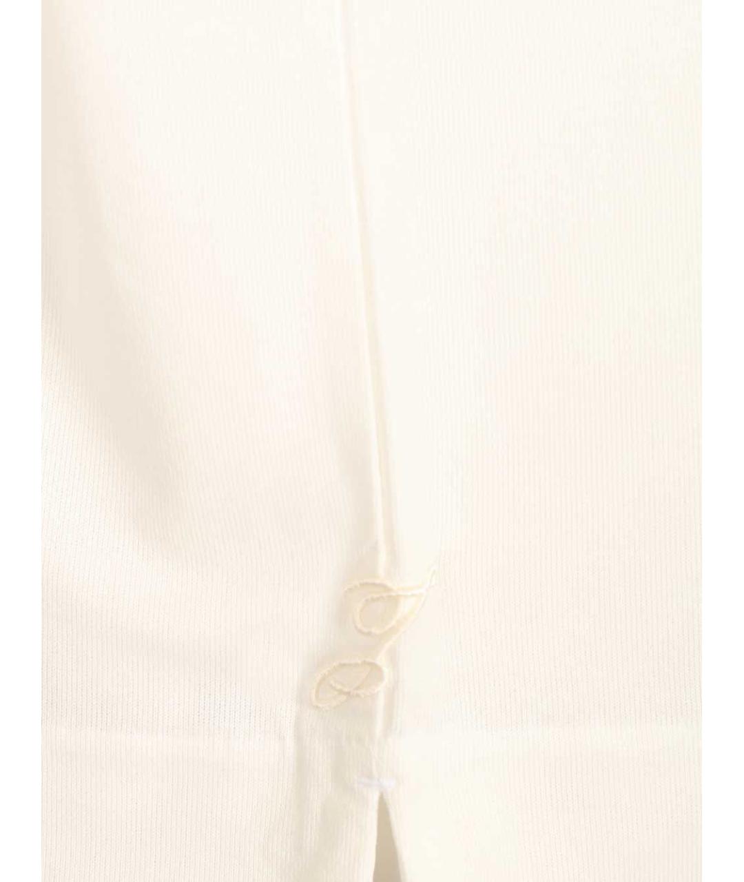 JACQUEMUS Белая хлопковая футболка, фото 5