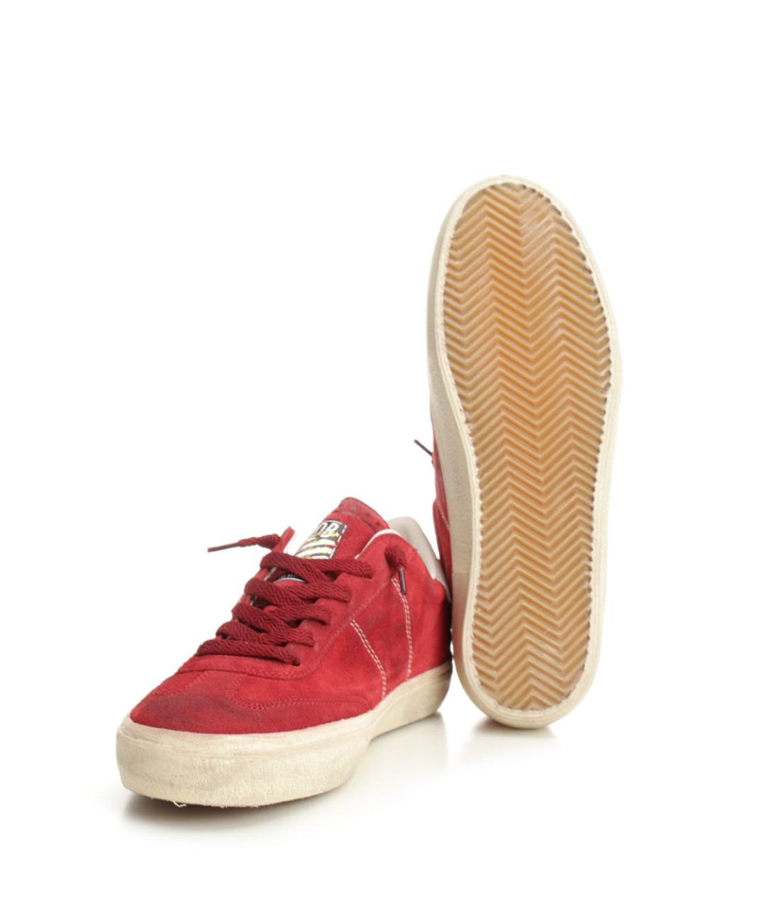 GOLDEN GOOSE DELUXE BRAND Красные замшевые кеды, фото 5