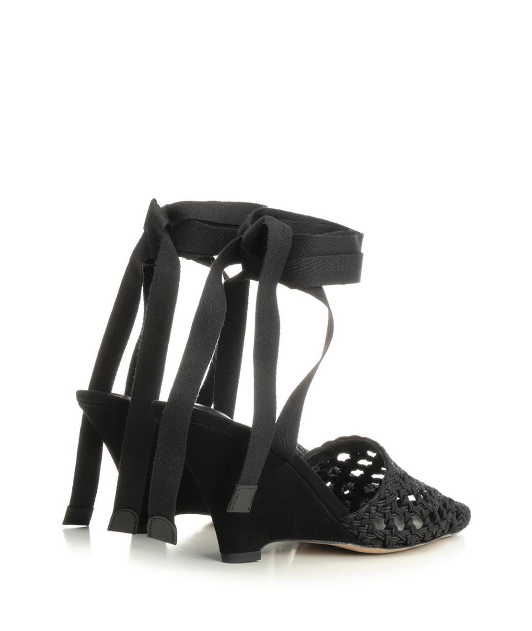 JACQUEMUS Черные замшевые туфли, фото 3