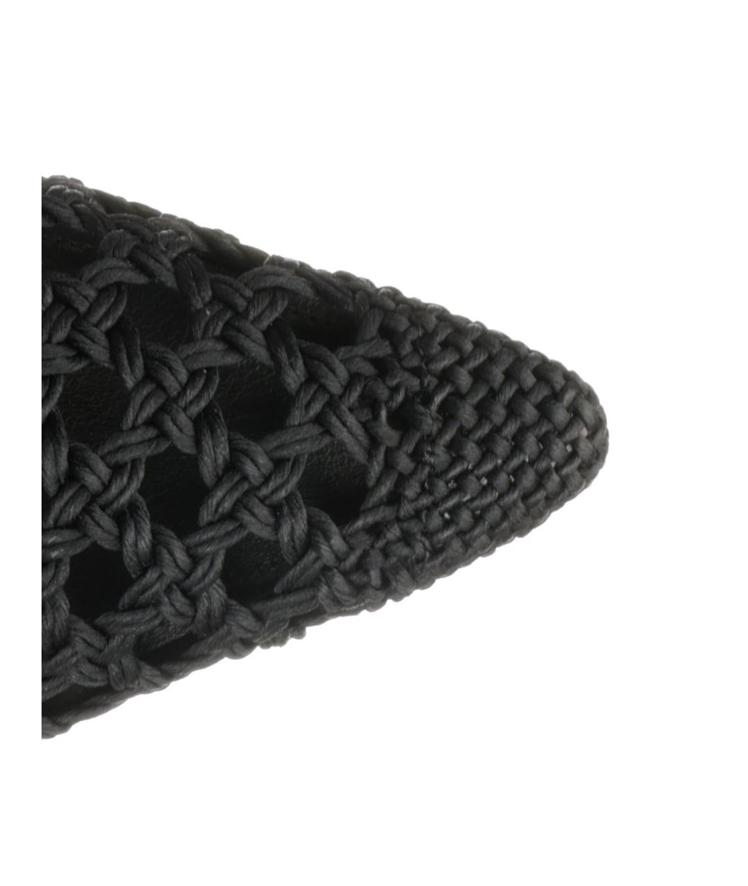 JACQUEMUS Черные замшевые туфли, фото 4